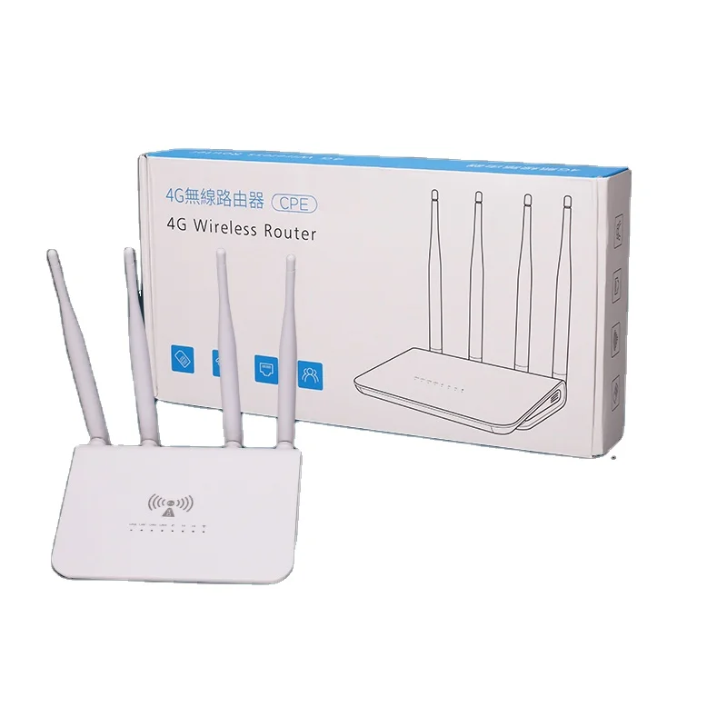

American 2g 3g 4g Router LTE B1 B3 B7 B8 B20 B28 B4 900 1800 2100 2600 800 700 4g LTE Signal Booster 4g WIfi Router, White