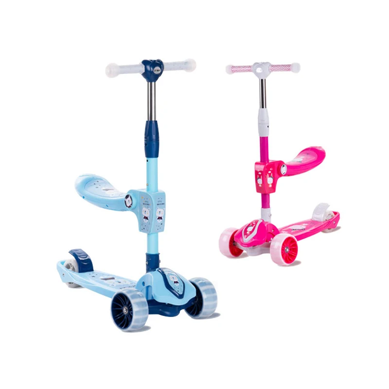 

Toddler Adjustable Height Baby Scooter, Toddler Ages 3-12 Baby Scooter~