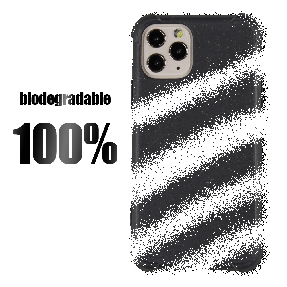 

2020 Hot Products Eco-Friendly Material Custom Logo Biodegradable Phone Case Crossbody Strap For Iphone 11 Pro Max