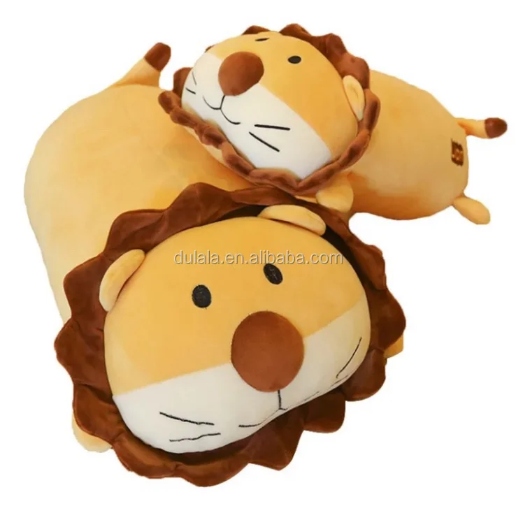 

Super Soft lion plush giant stuffed animals Toy Pillow Cartoon Cushion Kids Birthday Gift Toys For Children wholesale dropship