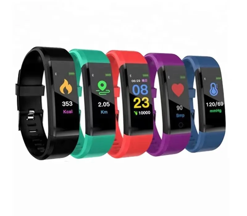 

ID115 Plus Heart Rate Monitor Smart Bracelet Fitness Tracker For Women