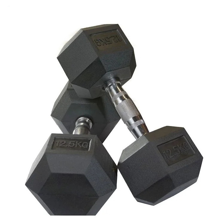 

Pure Strength Body Building Dumbbell Set Fitness Weight Gym Rubber Hex Dumbbell, Selectivity