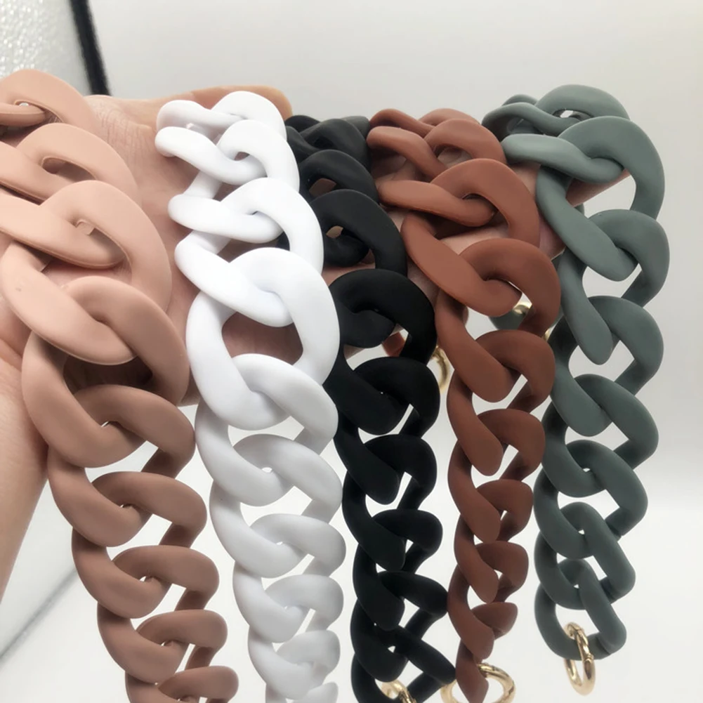 

high quality diy acrylic link bag chain strap
