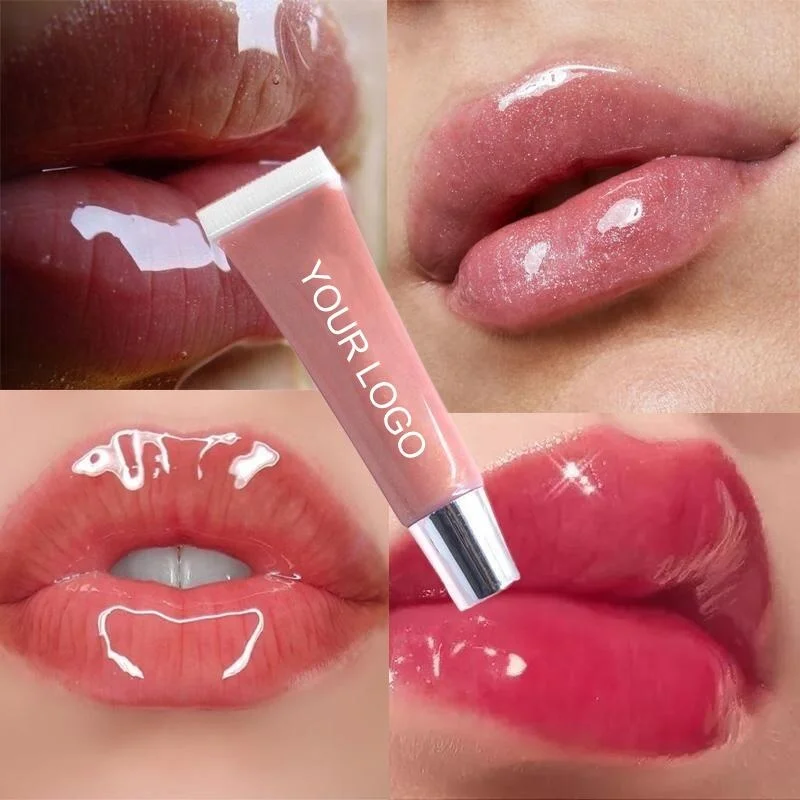

China vendor no brand custom your logo fruity lipgloss lip gloss tubes wholesale