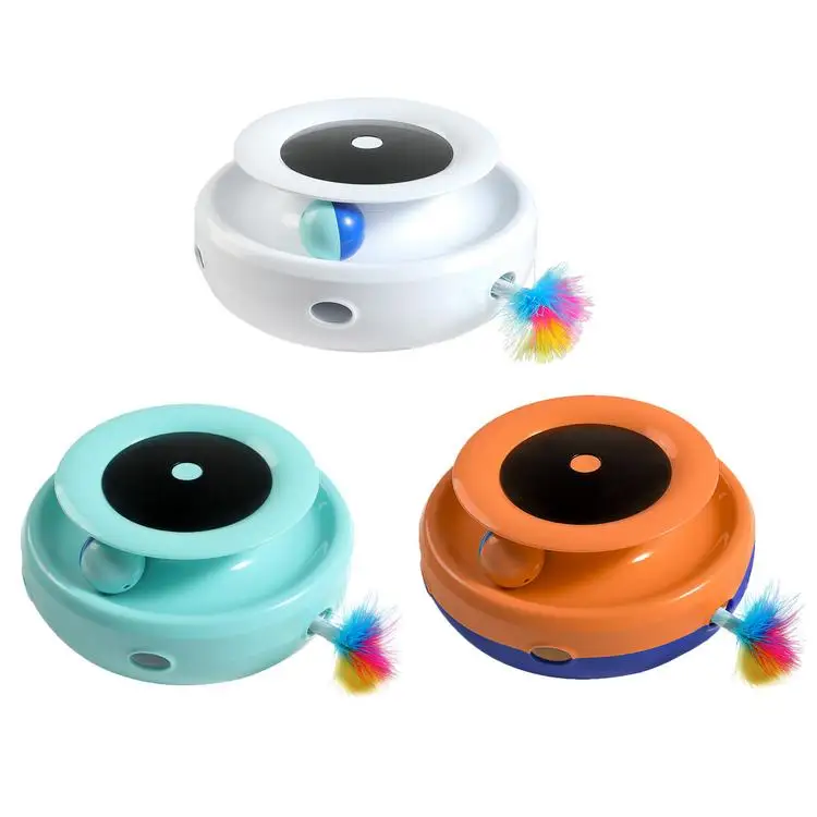 

Cat Toy Roller Interactive Funny Turntable Toy for Pet