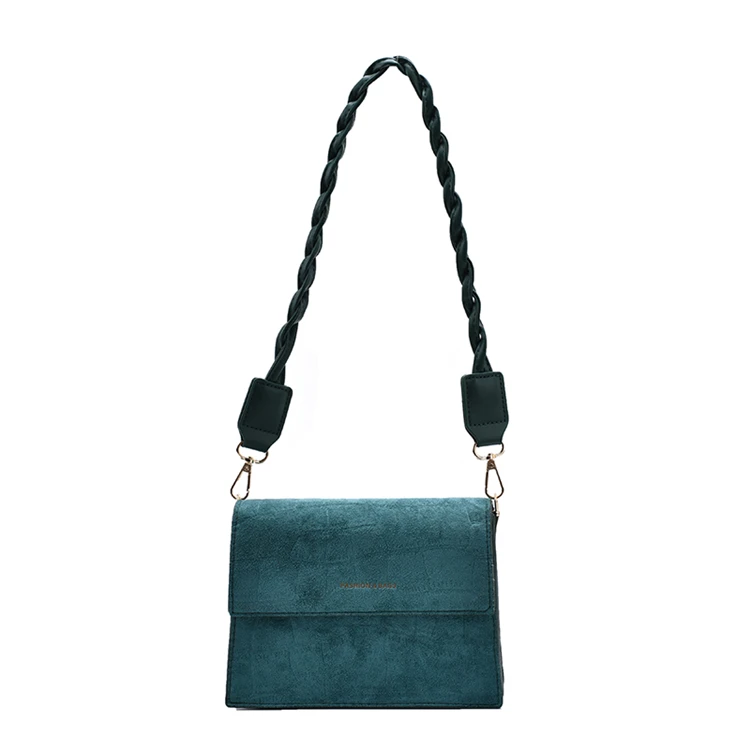 

women new fashion messenger bag small sueded shoulder bag pu leather purse handbag, Black, green, red, khaki