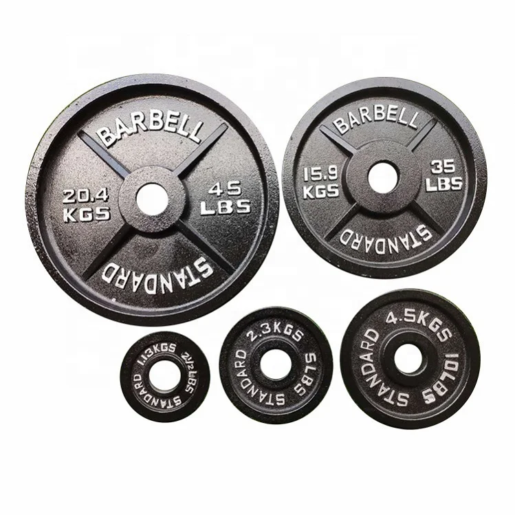 

Adjustable Weights Barbell and Weights Free Weights Fitness Paint Wieght Plates, Black