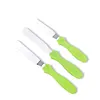 Cake Icing Smoother, Cake Spatula Set Professional Stainless Steel Icing Knife 3 Pack Green