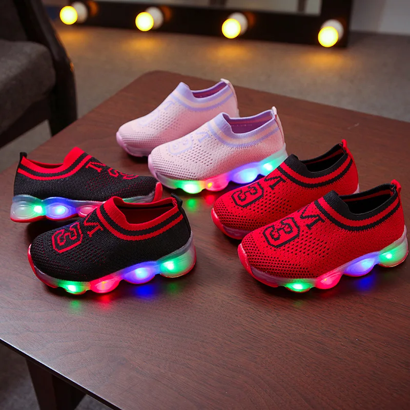 

Wholesale Cuff Tab Buckle Outsole Colourful Glowing Light Children Led Light Shoes For Kids Led, Requirement