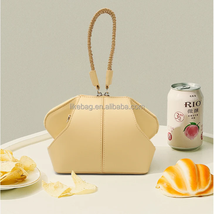 

LIKEBAG Fashion all-match niche design shell bag PU leather luxury ladies hand-carry portable messenger shoulder bag