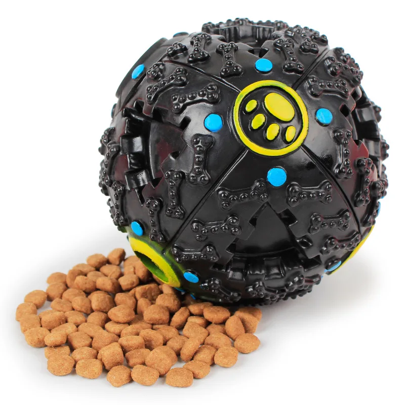 

3-in-1 Interactive bawl and squall Food Dispensing Dog Treat Toy Ball for IQ Training KYPT-024, Selected or customized color