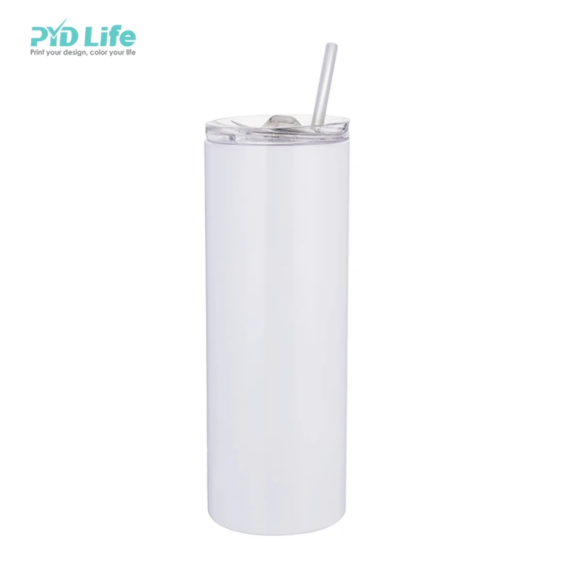 

PYD Life Cheap Price RTS4 Stainless Steel Tumbler 20oz Sublimation Tumbler Cups Straight in Bulk, White