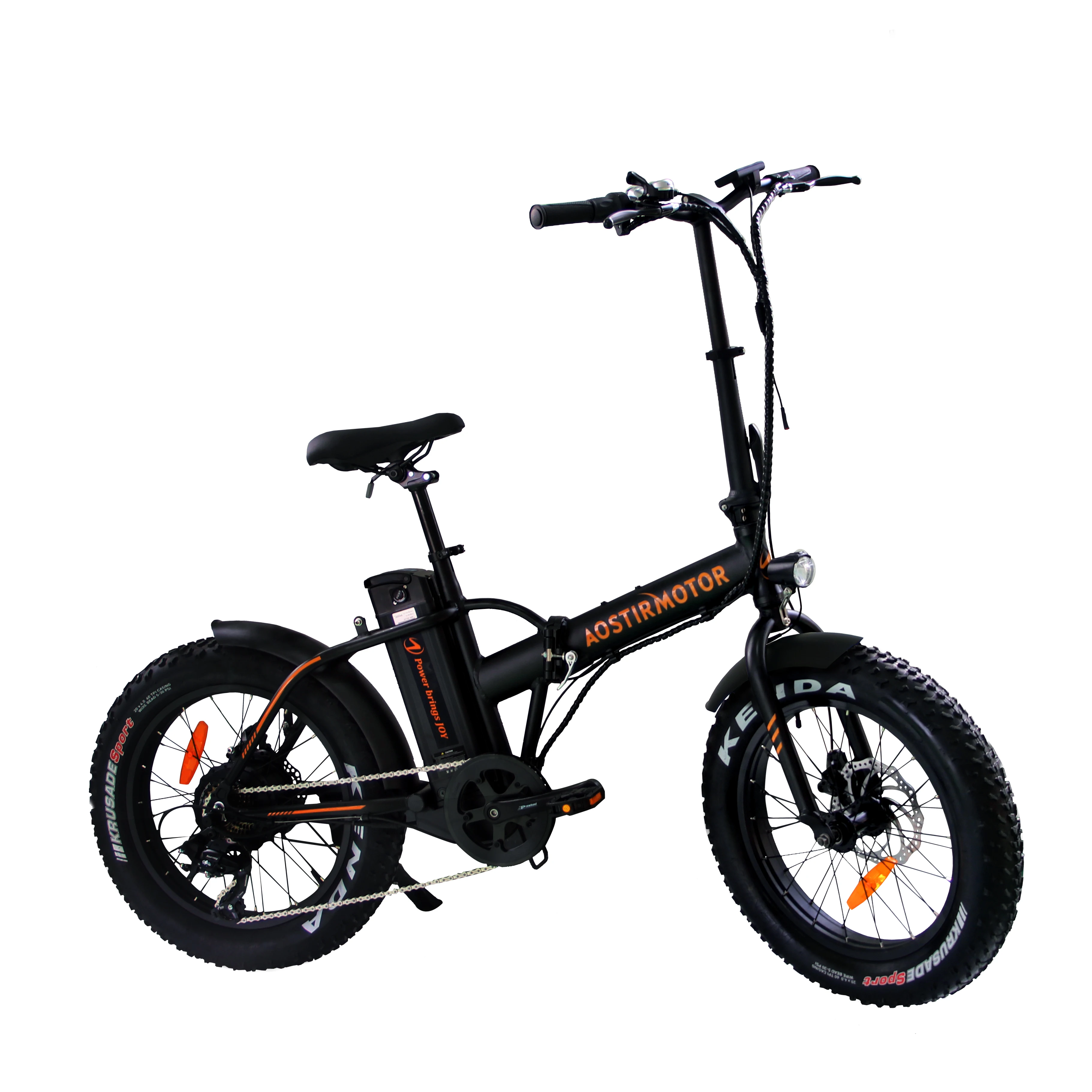 

Aostirmotor 20 in fat tyre snow dirt road 36 v 500w folding electric mountain bike