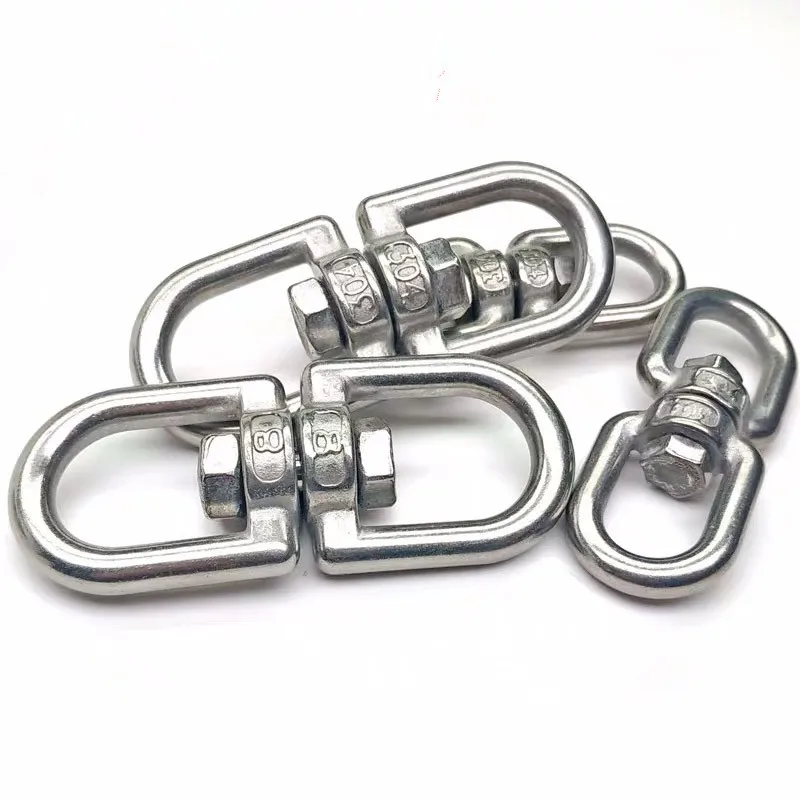 
M8 Stainless Steel Swivel with Double Eye 