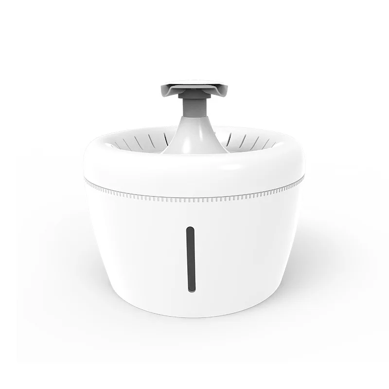 

Quadruple filtering 2.5L capacity apple shape silent automatic pet water dispenser