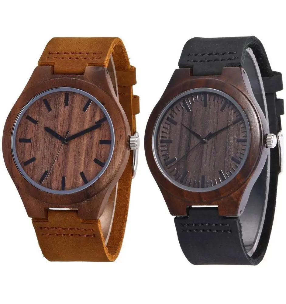 

relojes de madera ladies custom logo bamboo wood watches for women and men