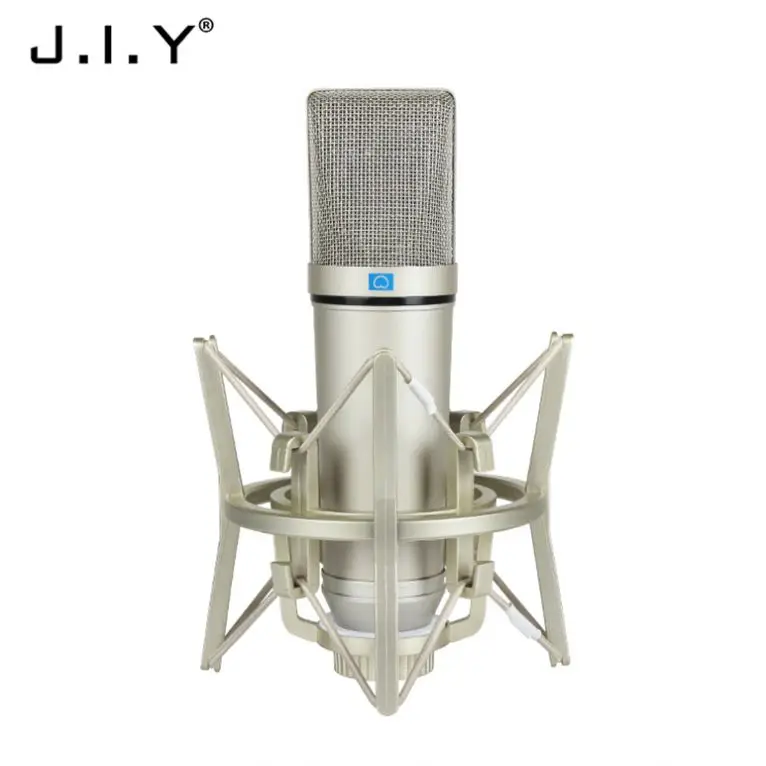

U87 Best Price Live Microphone For Computer Pc Laptop Mobile Phones Singing Recording Gaming, Champagne