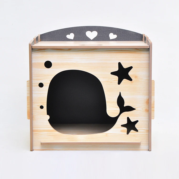 

Fashion cat and dog hot sale playing home free space cat wooden house Indoor/Outdoor Cat House