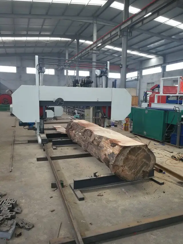 Heavy Duty Band Saw Mill Horizontal Portable Hard Wood Cutting Sawmill