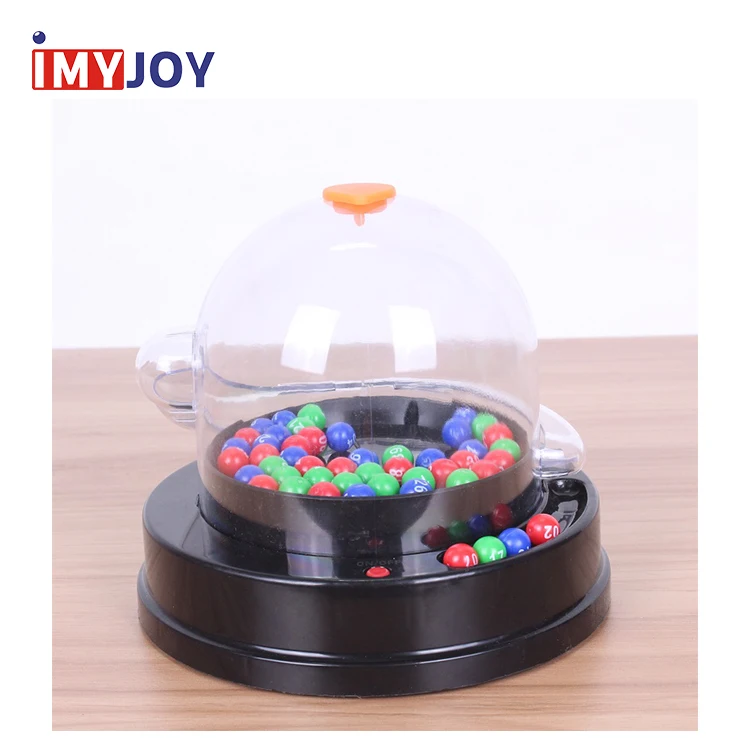 

Earn money electronic bingo lottery ball machine Lotto draw machine for sale, Black