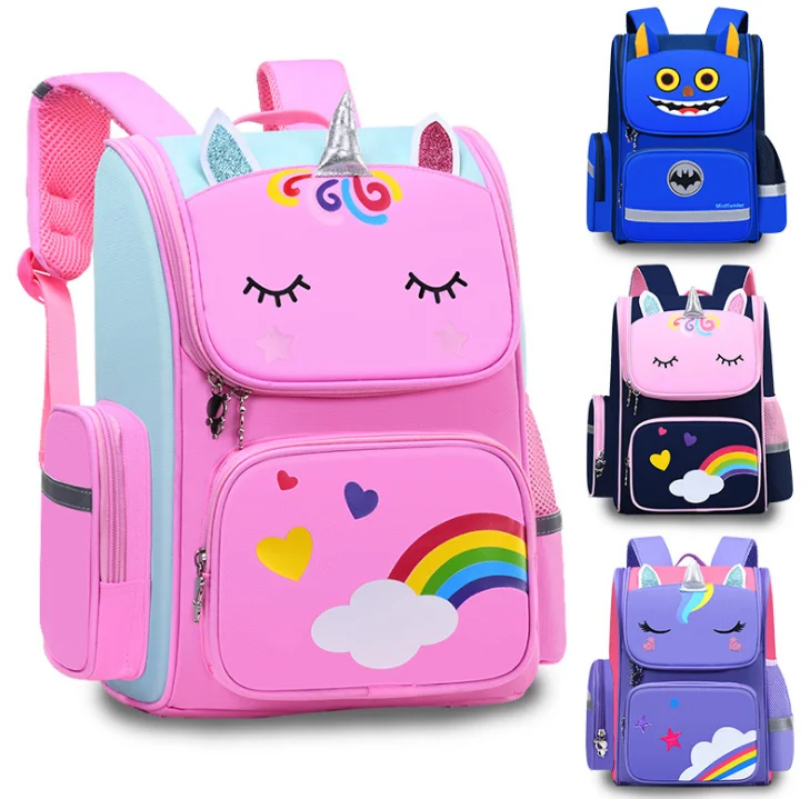 

Wholesale girls schoolbag printed school backpack bag