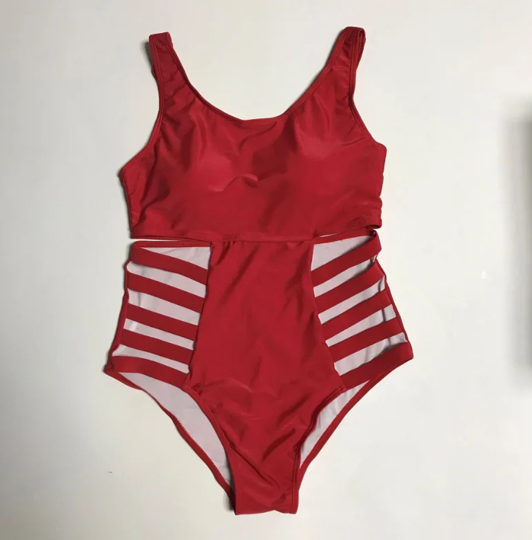 

Hot sale plus size one piece swimwear, Picture