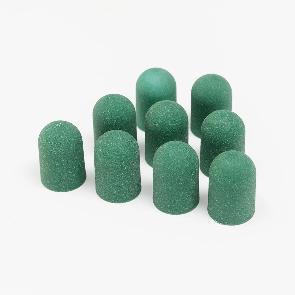 

Factory Supply Abrasives Blocks Nail Polishing Disposable Head Sanding Cap For Podology