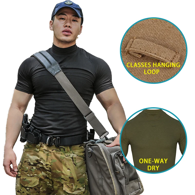 

Emersongear Frogmen Style Quick Dry Shirts Outdoor Sports One Way Dry Tactical Polo T Shirt Sport Shirts, Bk/cb/wg/rg