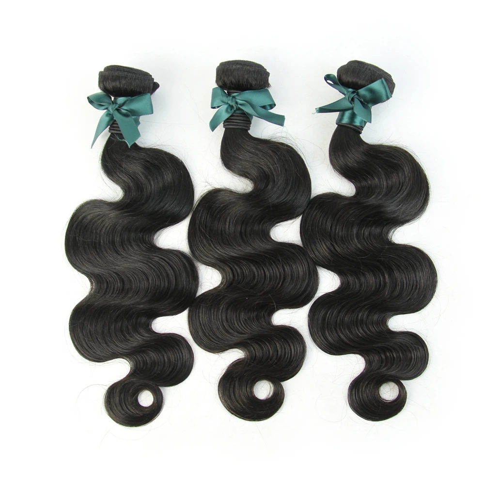 Top selling Brazilian hair weave bundles 100% human virgin hair natural color