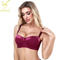 

BINNYS Guangzhou wholesale Hottest underwire half cup thin cup 44D big bra strapless brassiere plus size women bras