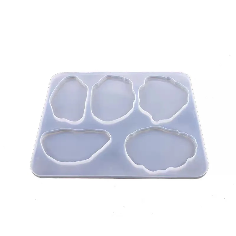 

Diy Crystal Epoxy Mould Large Table Mould Coaster Collection Multi-specification Base Tea Mat Silicone Mould, Customized colors