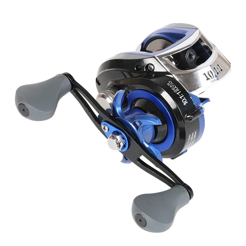 

19+1 BB 10.1:1 High Speed Metal Boat Fishing Casting Baitcast Reels, As showed