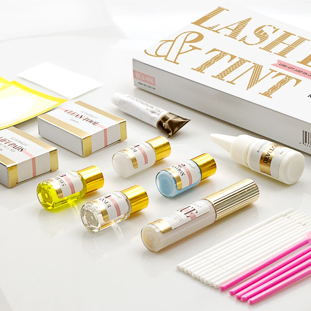 

Iconsign eyebrow brow tint dye kit private label Eyelash Perm Kit Lash Lifting Set Eyelash Tint Lash Lift and Tint kit