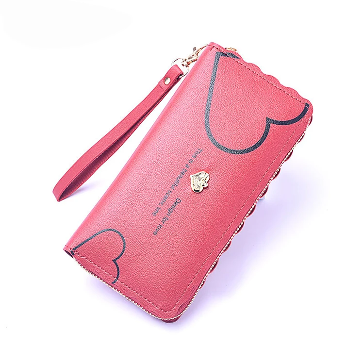 

Unique Design Golden Supplier New Fashion Pompom Zipper Wallet, 6 colors