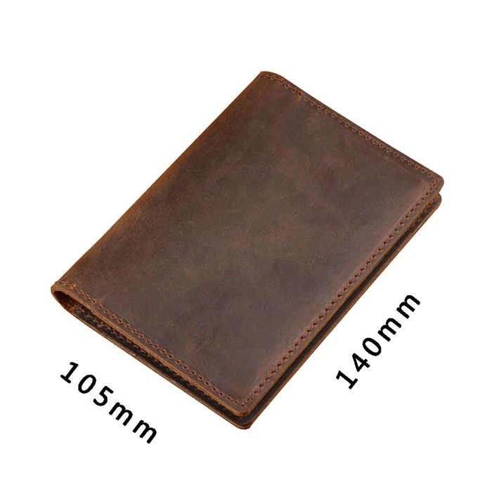 Best Selling Genuine Crazy Horse Leather Travel Wallet Wholesale Passport Holders Buy
