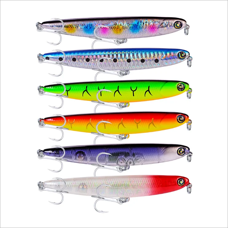 

Gorgons 9 colors plastic 115mm 14g pencil fishing lure sinking hard fishing jig