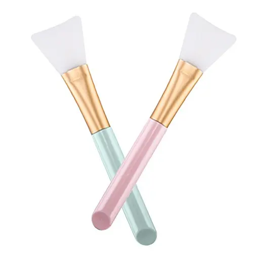 

New facial face beauty tools application cosmetic makeup mask brush silicone, Yellow,pink,blue