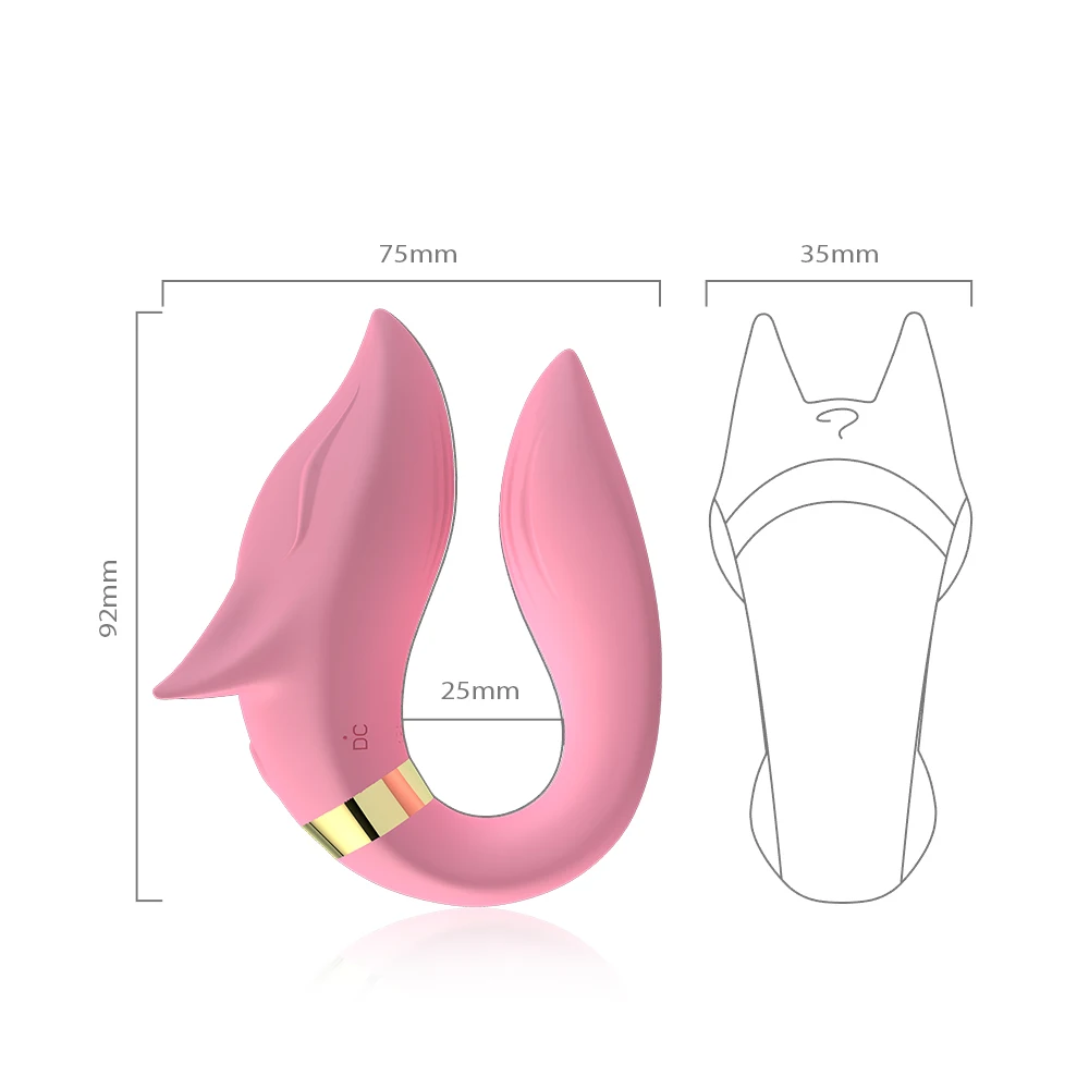 Runtoys newest design medical silicone ABS animal fox tail sex toy adult products vibrator pussy toy for couples gay