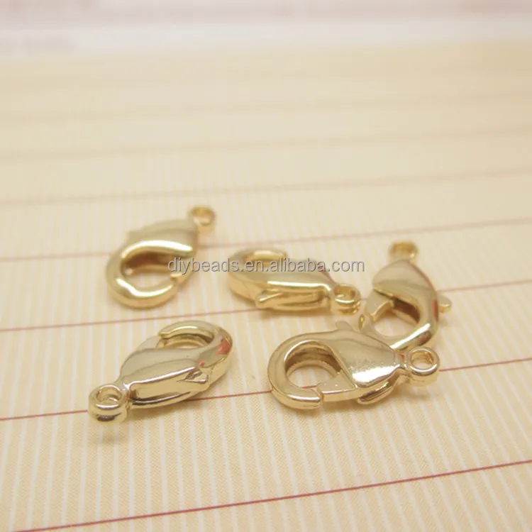 

Wholesale 24K Gold Filled Lobster Clasp For Making Leather Bracelet