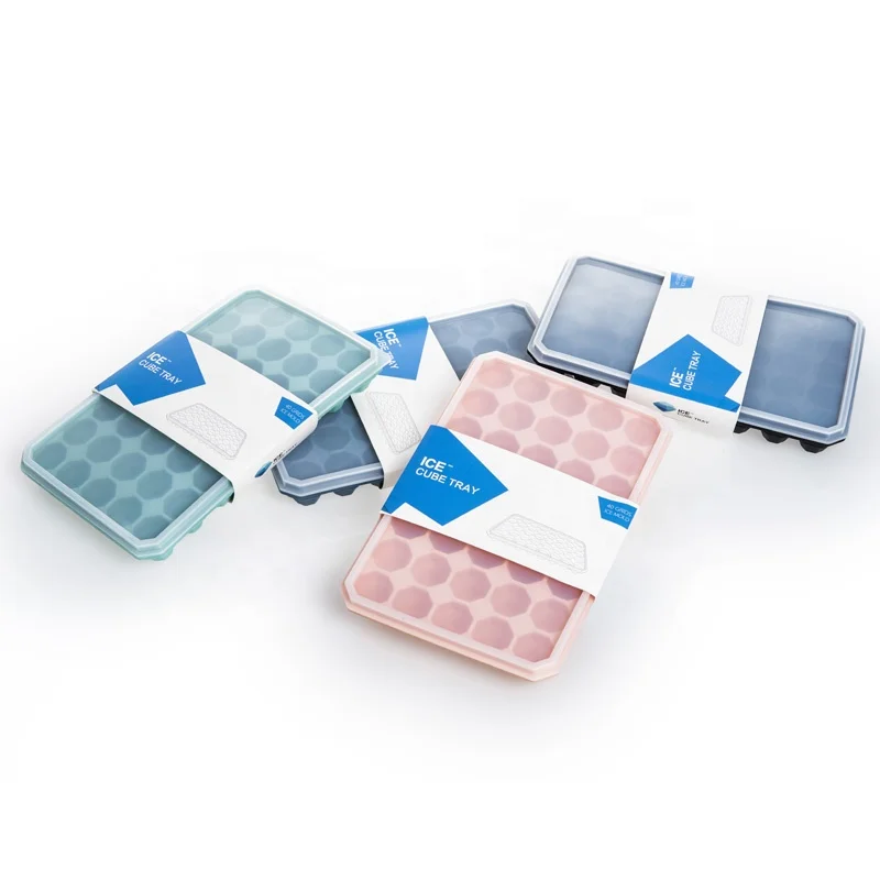 

Factory wholesale 40 cavities diamond smallice cube ice tray silicone mold diamond silicone cube ice mold, According to pantone color