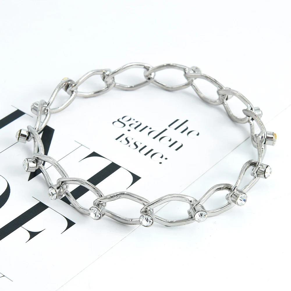 

Veijer High quality 2020 Korea Style Geometry Women Silver Bracelet