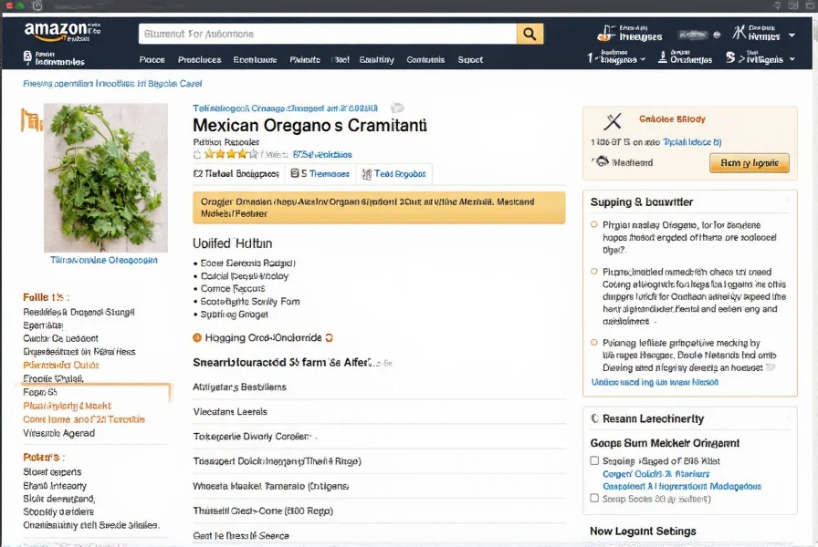 Mexican Oregano on Shelf
