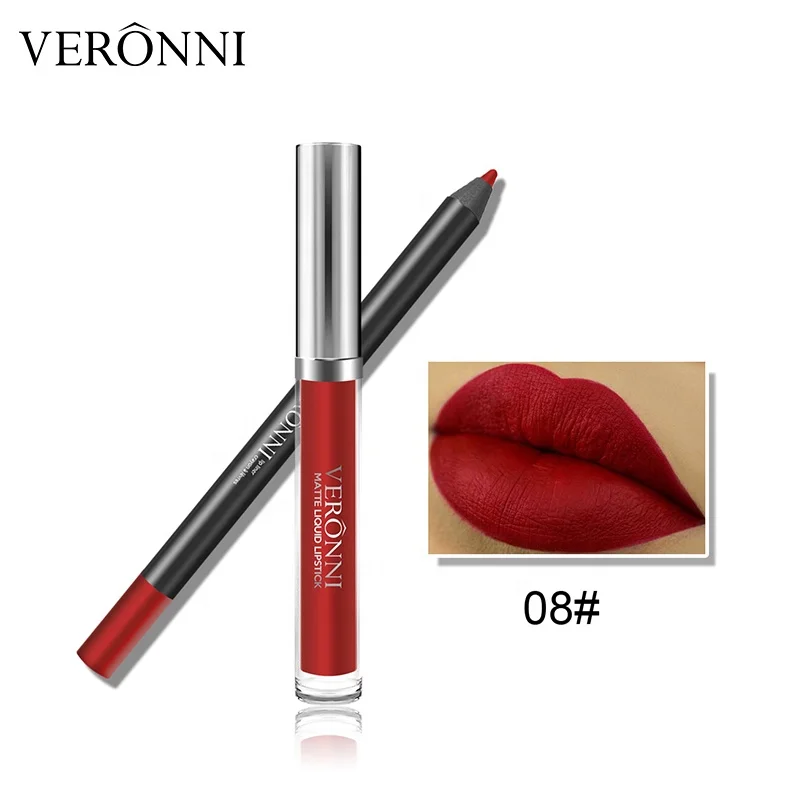 

VERONNI 13 colors Private Label Lipstick Matte Long Lasting Liquid Lip Gloss Set Custom Logo Makeup Kit