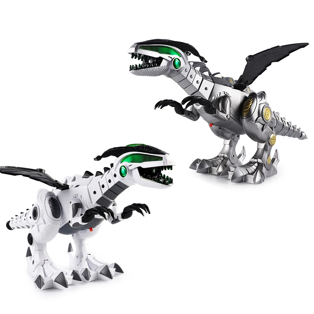 

White Spray Electric Dinosaur Mechanical Pterosaurs Dinosaur World Toy