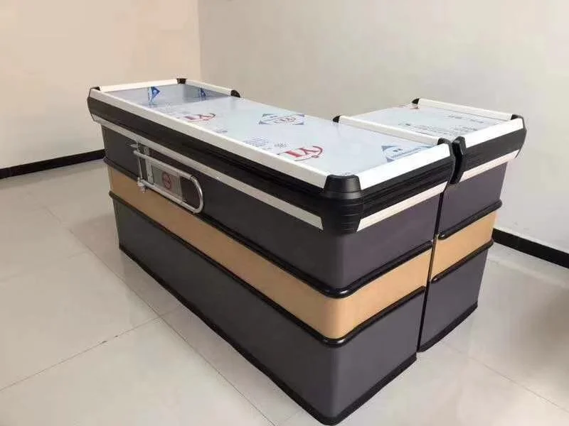 
Supermarket Cashier table checkout counter for sale 