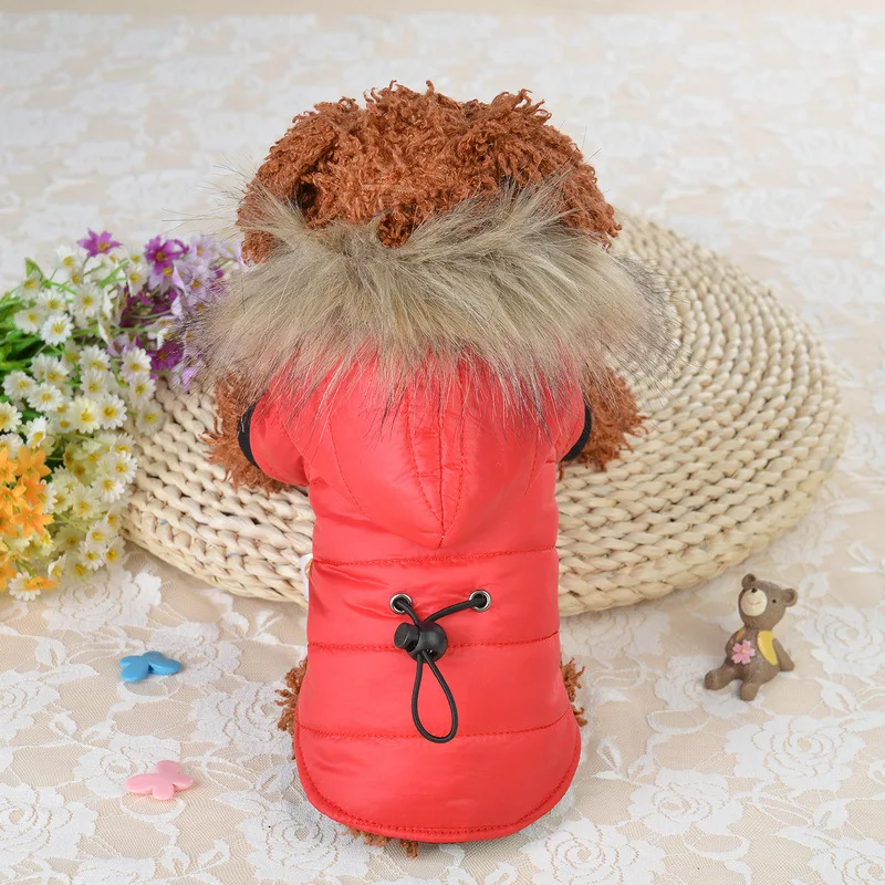 

Pet clothing winter down down padded coat, light and warm cotton coat, pet clothing