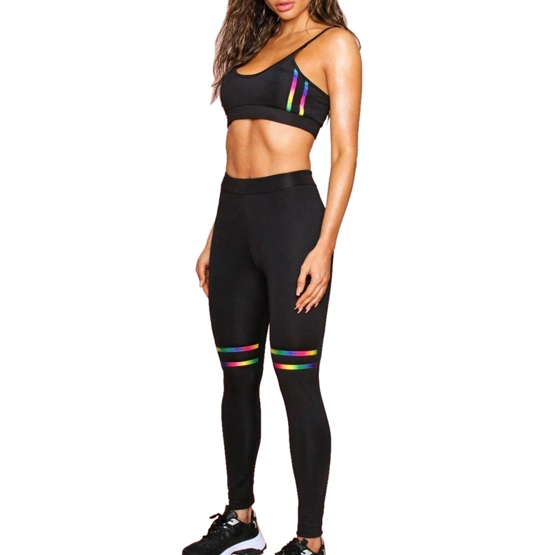 

New quick-drying workout bra suit for women yoga training tracksuit sports bra and leggings 2021 new yoga set fitness