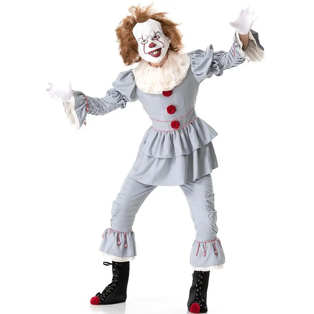 Cosplay Uniform Halloween Women Men Halloween Clown Costumes