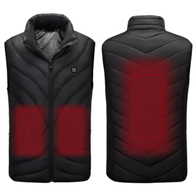 

2021 New Design Warm Winter Rechargeable usb heated vest for men