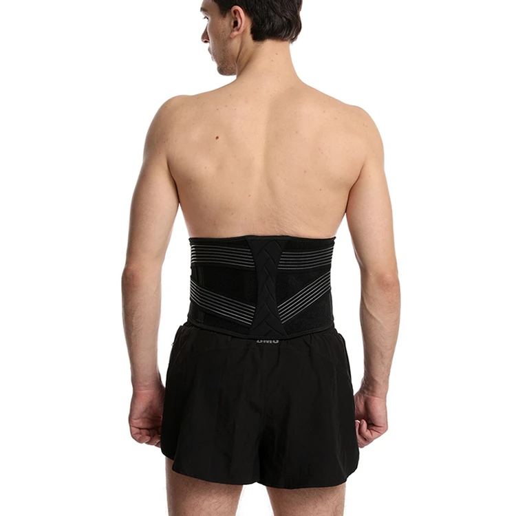 

China Suppliers Waist Trainer Belt Breathable Waist Trimmer CE Approved Lumbar Support, Black